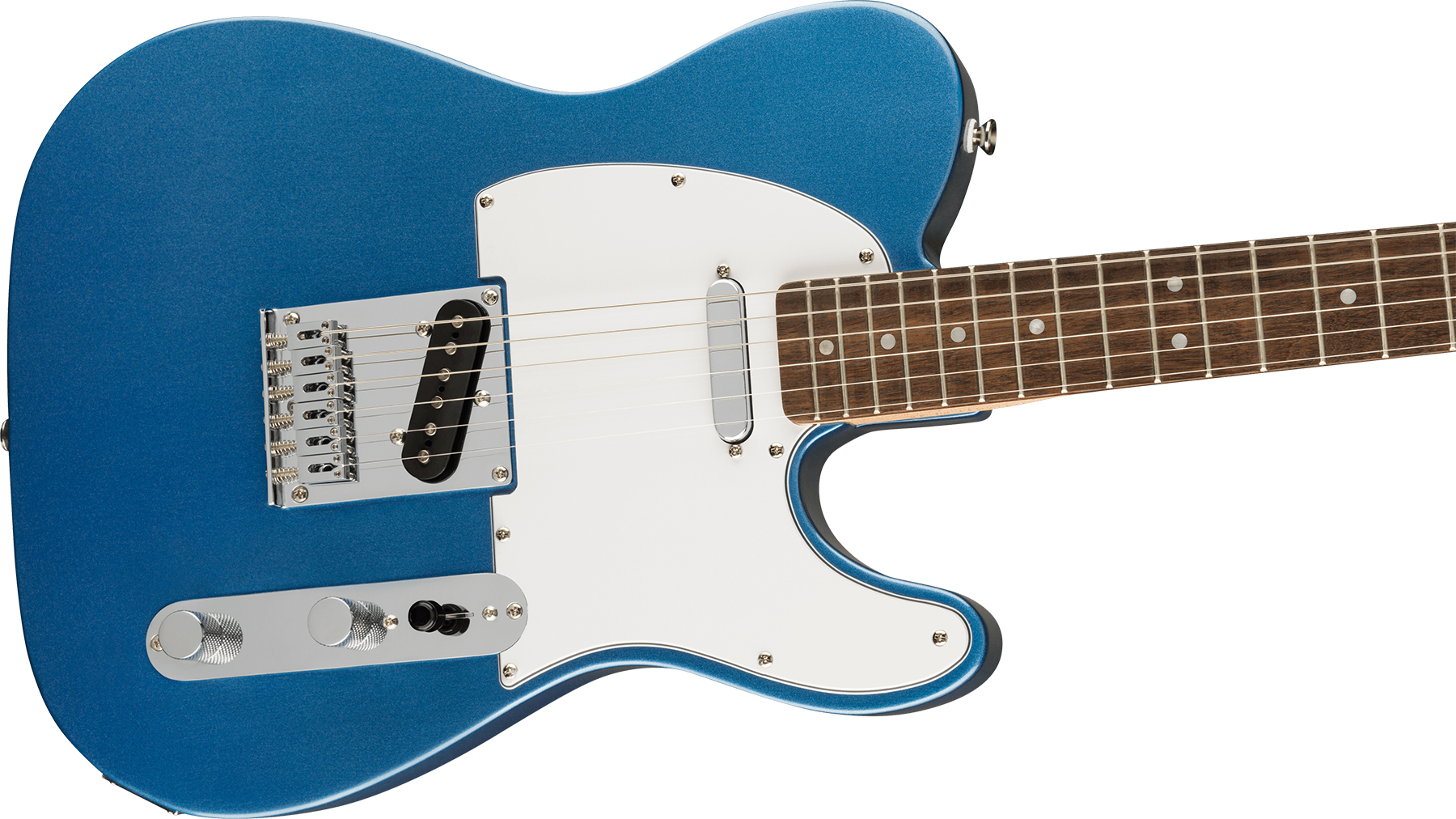 Squier Tele Affinity 2021 2s Lau - Lake Placid Blue - Guitare Électrique 1/2 Caisse - Variation 2