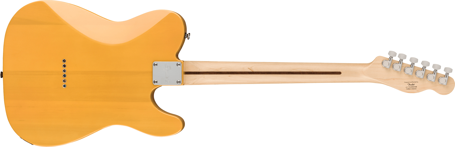 Squier Tele Affinity Gaucher 2021 2s Mn - Butterscotch Blonde - Guitare Électrique Gaucher - Variation 1