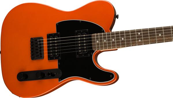 Guitare électrique solid body Squier FSR Affinity Series Telecaster HH Ltd - metallic orange
