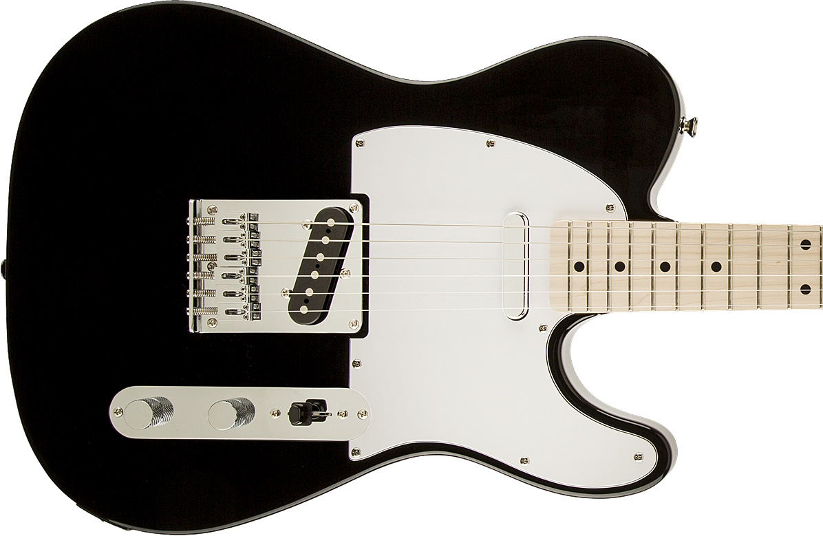 Squier Tele Affinity Series Mn - Black - Guitare Électrique Forme Tel - Variation 2