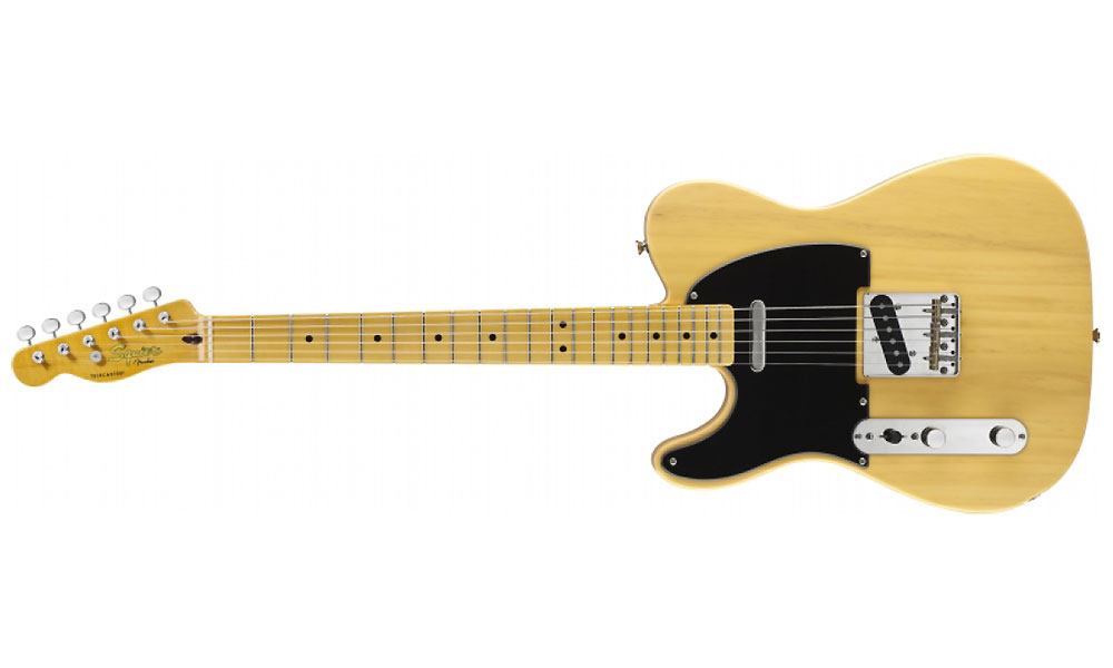 Squier Classic Vibe Telecaster '50s Lh Gaucher Mn - Butterscotch Blonde - Guitare Électrique Gaucher - Variation 1