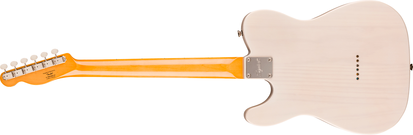Squier Tele Classic Vibe 50s Sh Fsr Ltd Ht Mn - White Blonde - Guitare Électrique Forme Tel - Variation 1