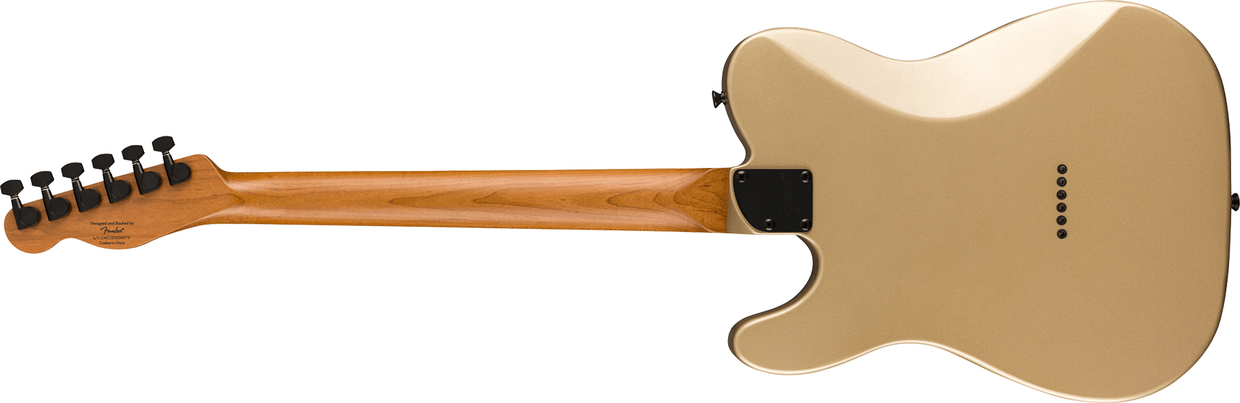 Squier Tele Contemporary Rh Hh Ht Mn - Shoreline Gold - Guitare Électrique Forme Tel - Variation 1