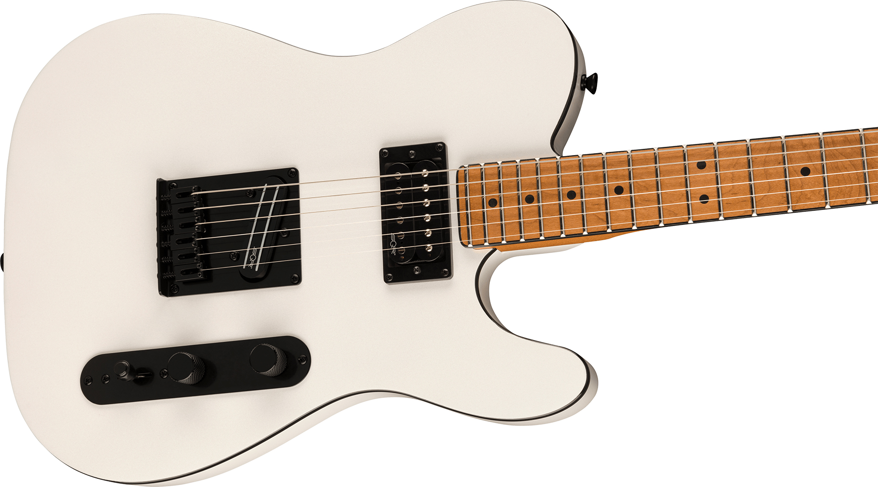 Squier Tele Contemporary Rh Hh Ht Mn - Pearl White - Guitare Électrique Forme Tel - Variation 2