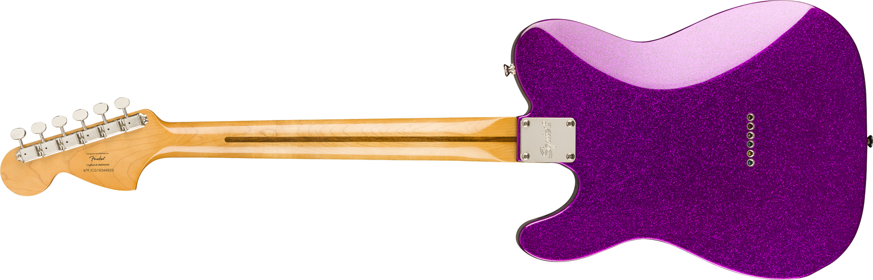 Squier Tele Deluxe Classic Vibe 70 Fsr Ltd 2020 Hh Htmn - Purple Sparkle - Guitare Électrique Forme Tel - Variation 1