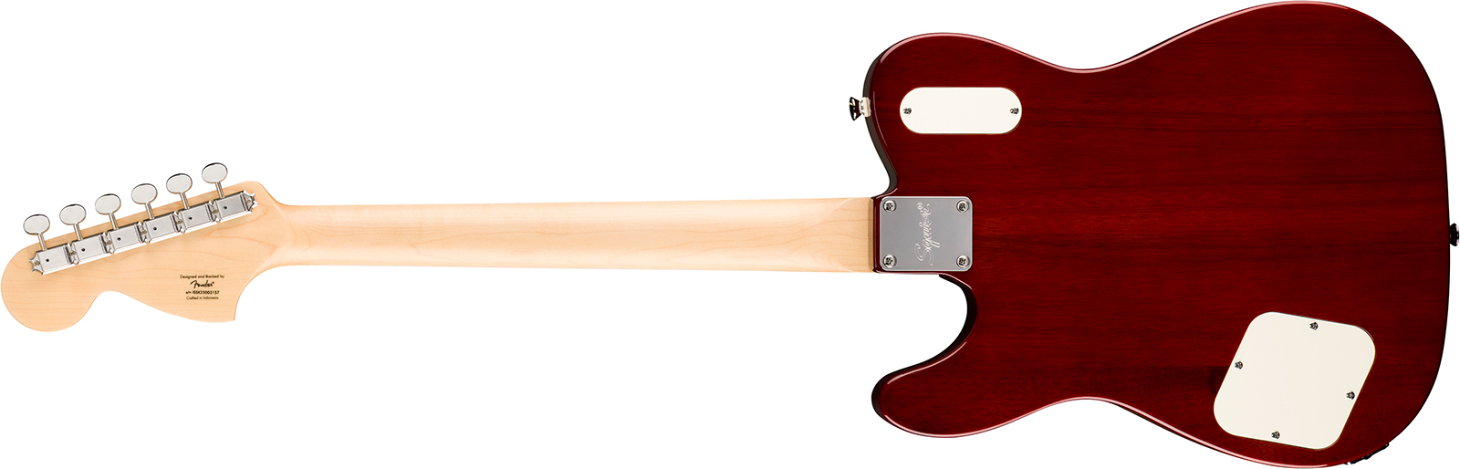 Squier Tele Deluxe Troublemaker Bigsby Paranormal 2h Trem Lau - Honey Sunburst - Guitare Électrique Forme Tel - Variation 1