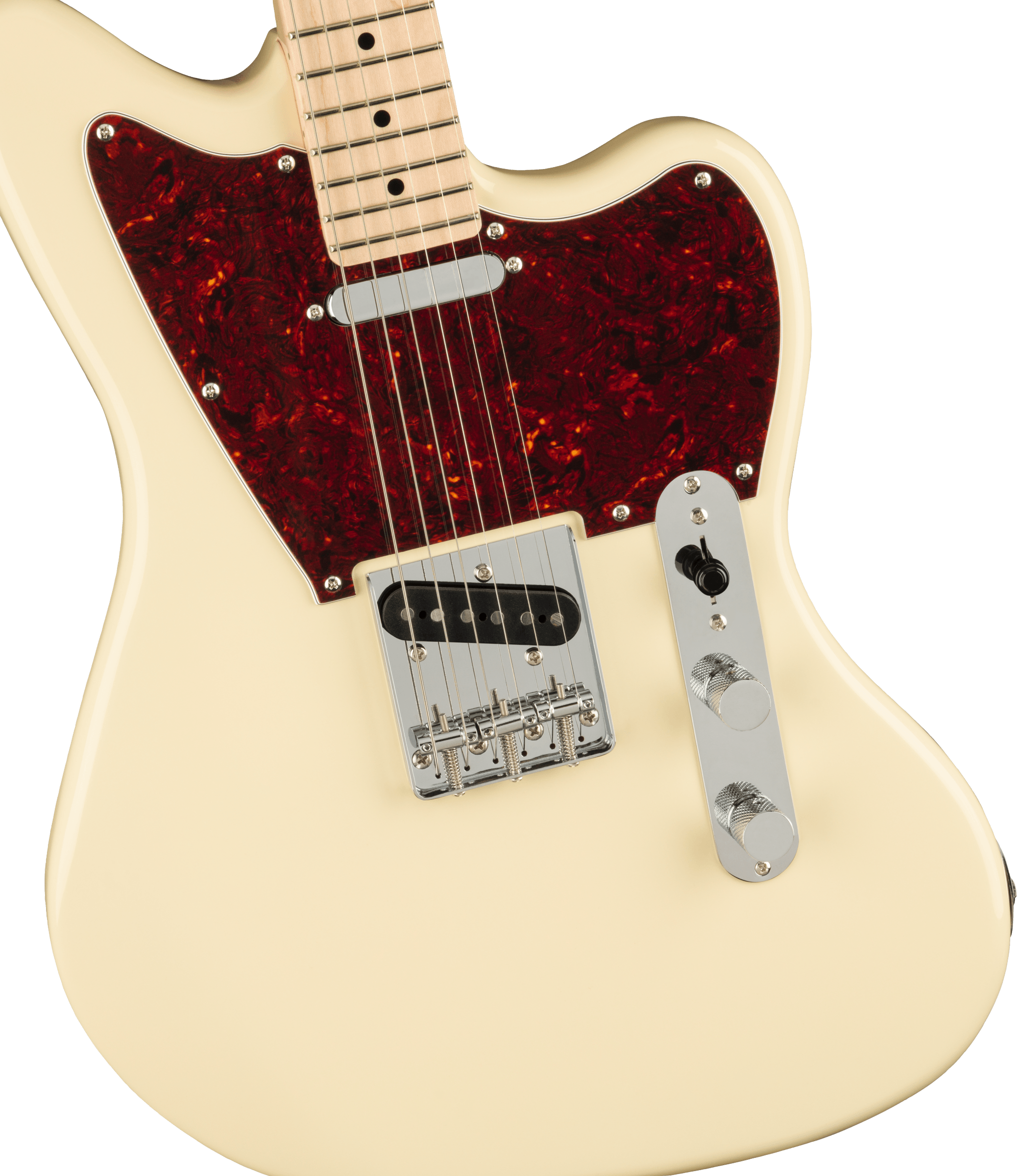 Squier Tele Offset Paranormal Ss Ht Mn - Olympic White - Guitare Électrique RÉtro Rock - Variation 2