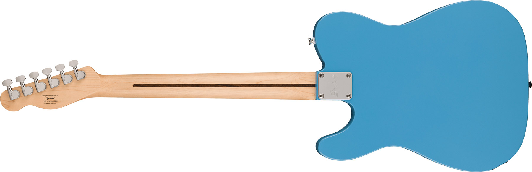 Squier Tele Sonic 2s Ht Lau - California Blue - Guitare Électrique Forme Tel - Variation 1