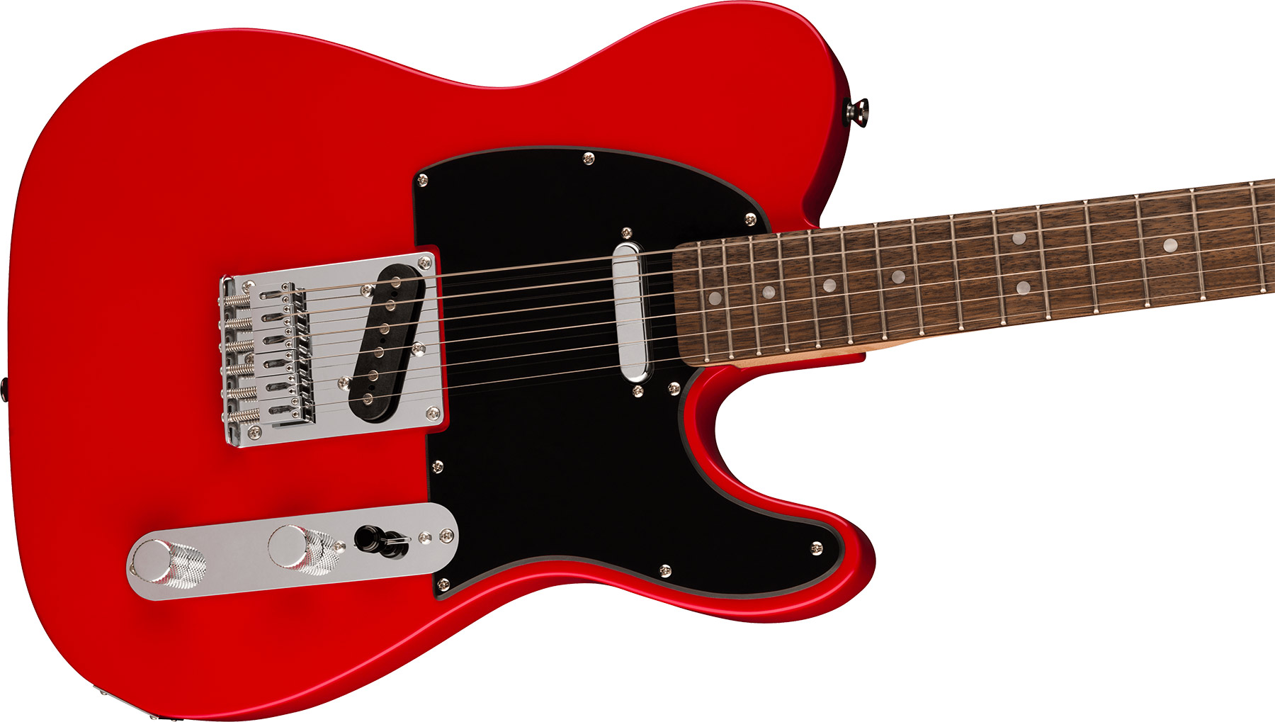 Squier Tele Sonic 2s Ht Lau - Torino Red - Guitare Électrique Forme Tel - Variation 2