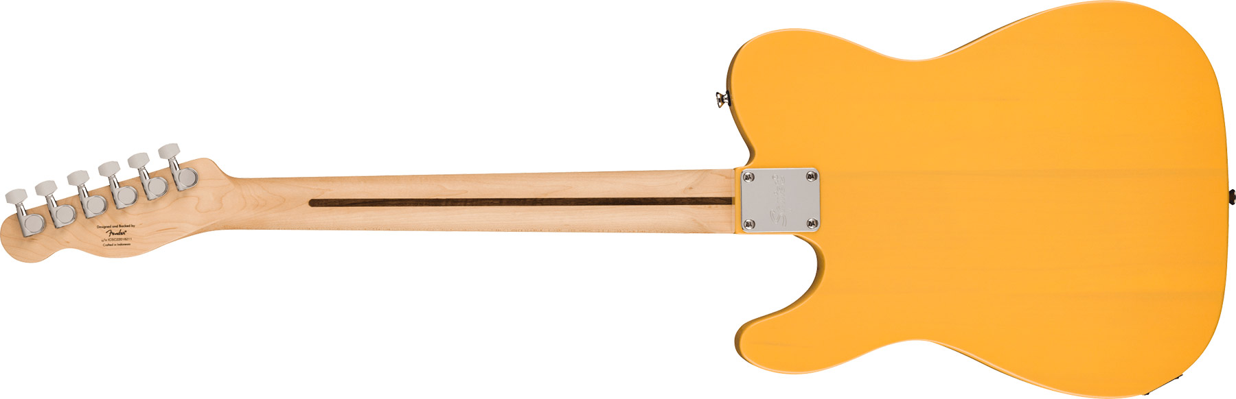 Squier Tele Sonic 2s Ht Mn - Butterscotch Blonde - Guitare Électrique Forme Tel - Variation 1