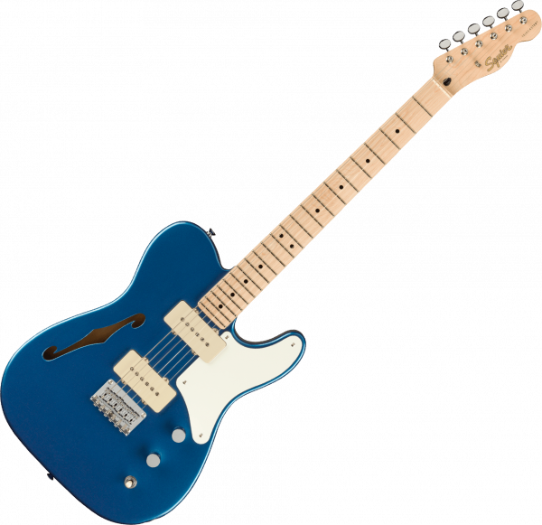 Guitare électrique solid body Squier Tele Thinline Cabronita Paranormal - Lake placid blue