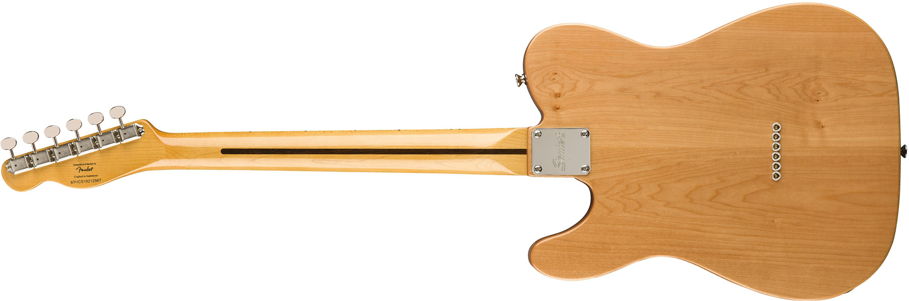 Squier Tele Thinline Classic Vibe 70s 2019 Hh Mn - Natural - Guitare Électrique 1/2 Caisse - Variation 1