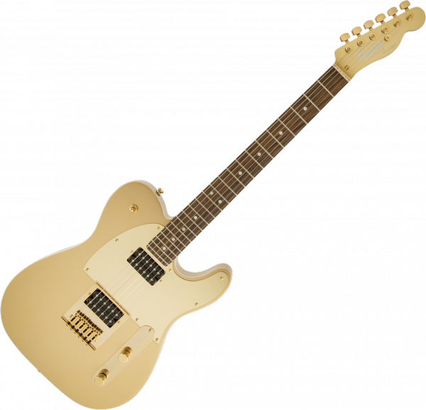 Squier Telecaster J5 (LAU) - frost gold Solid body electric guitar 