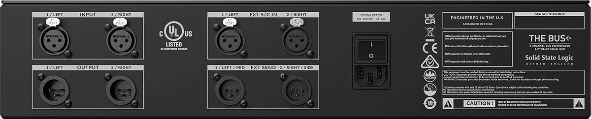 Ssl Bus+ - Compresseur Limiteur Gate - Variation 3