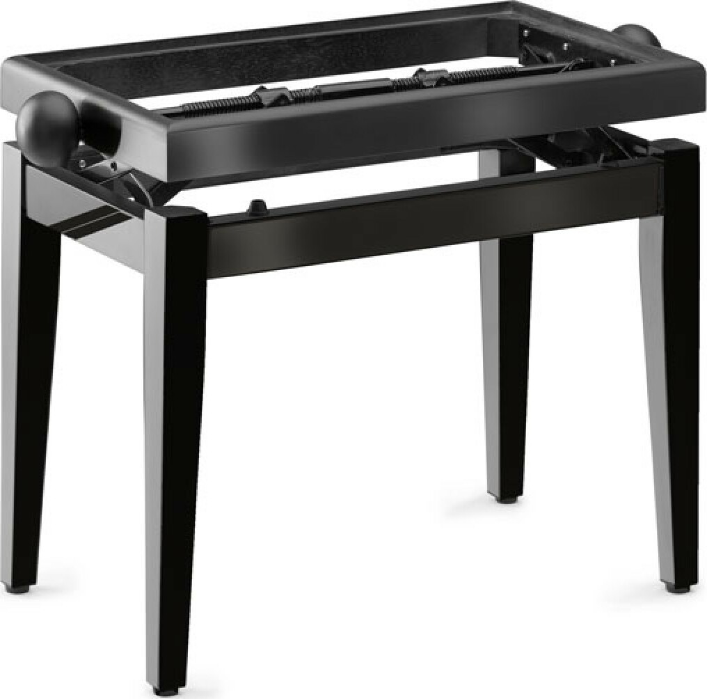 Stagg Pb 45 Banquette Piano Gloss Black - Banquette Clavier - Main picture