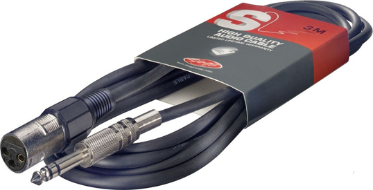 Stagg Sac3psxf Dl Jack Stereo Male  / Xlr Femelle - 3m - CÂble - Main picture