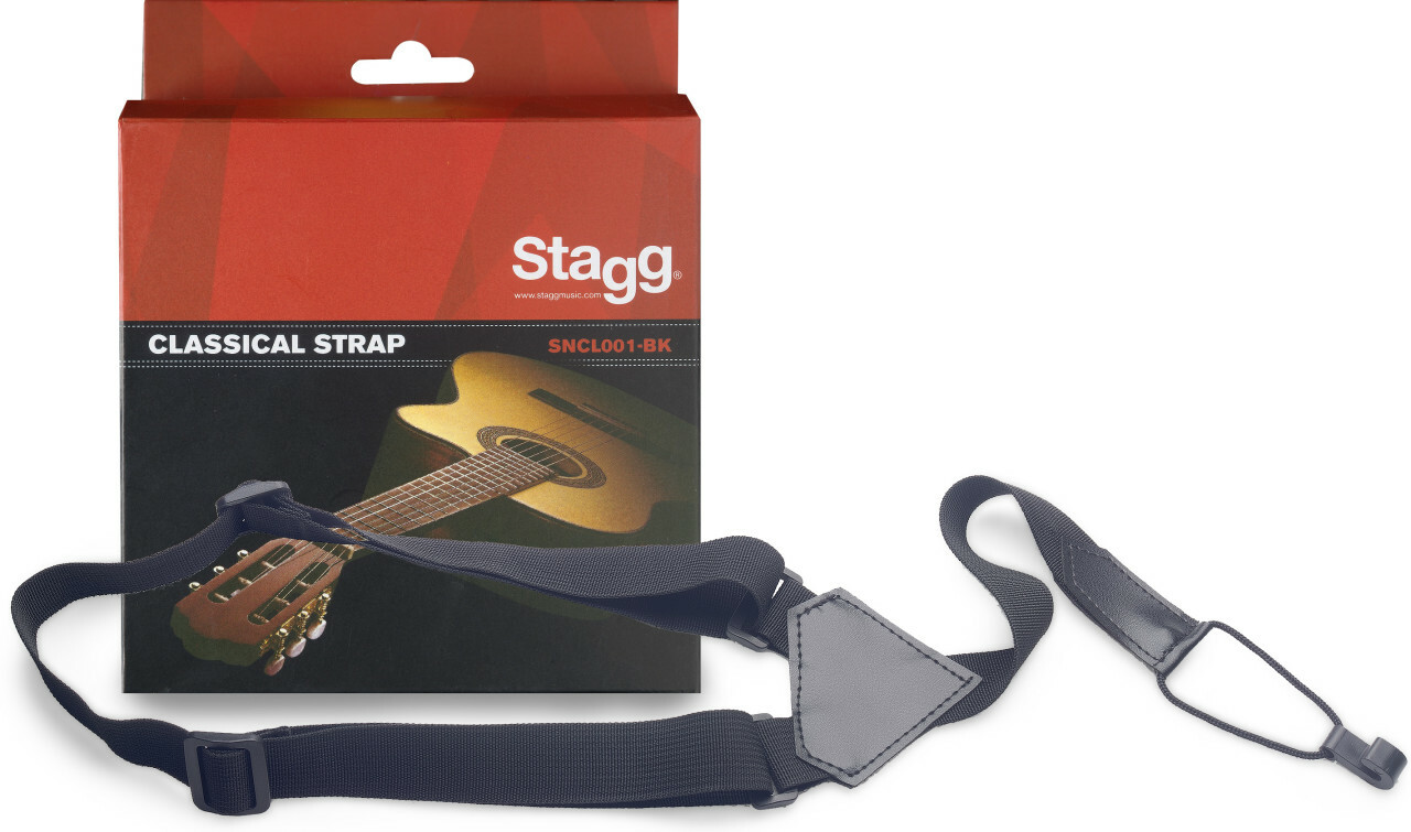 Stagg Sangle Nylon Sncl001-bk - Sangle Ukulele & Mandoline - Main picture