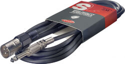Câble Stagg SAC3PXM Deluxe Jack/xlr - 3m