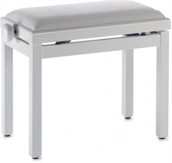 Stagg PB 45 Banquette Piano white matt Piano bench