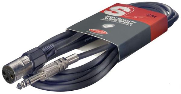 Câble Audio Stagg SAC3MPSXF 3 Mètres Mini-Jack 3,5 Mm Stereo