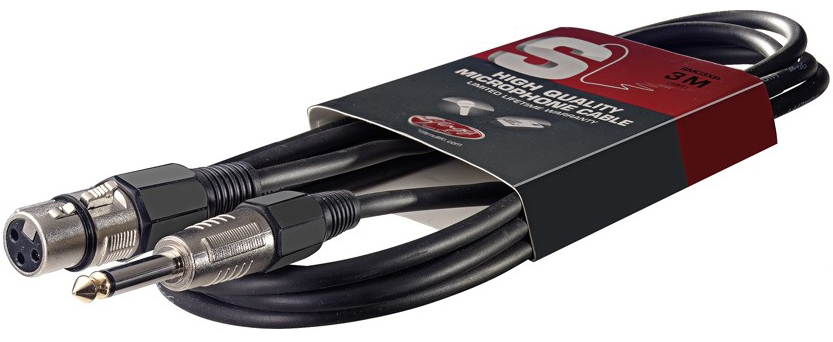 Stagg Smc3xp Xlr Femelle Vers Jack Male 3m - CÂble - Variation 1