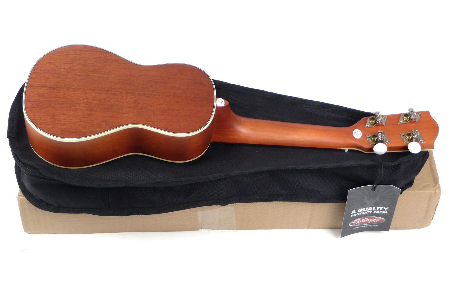 Stagg Us80-s Soprano Tout Acajou Rw +housse - Natural Satin - UkulÉlÉ - Variation 2