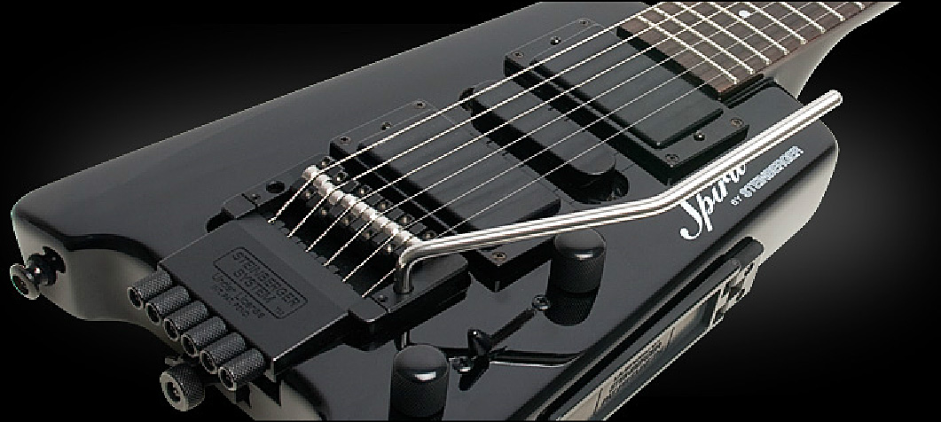 Steinberger Gt-pro Deluxe Outfit Lh Gaucher Hsh Trem Rw +housse - Black - Guitare Électrique Gaucher - Variation 1