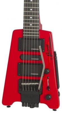 Guitare électrique voyage Steinberger GT-PRO Deluxe Outfit +Bag - Hot rod red