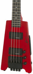Basse électrique voyage Steinberger XT-2 Standard Bass +Bag - Hot rod red