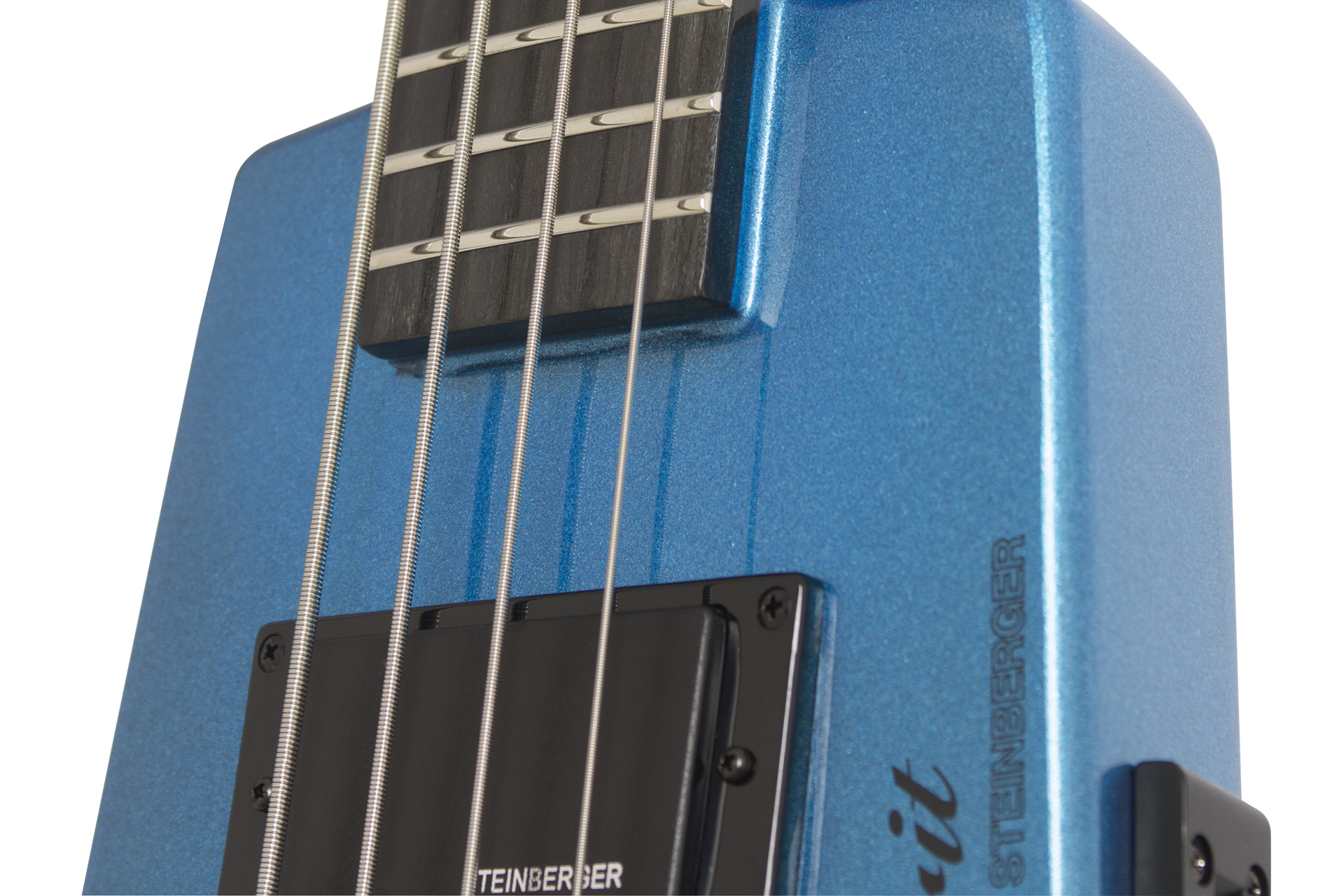 Steinberger Xt-2 Standard Bass Rw +housse - Frost Blue - Basse Électrique Voyage - Variation 1