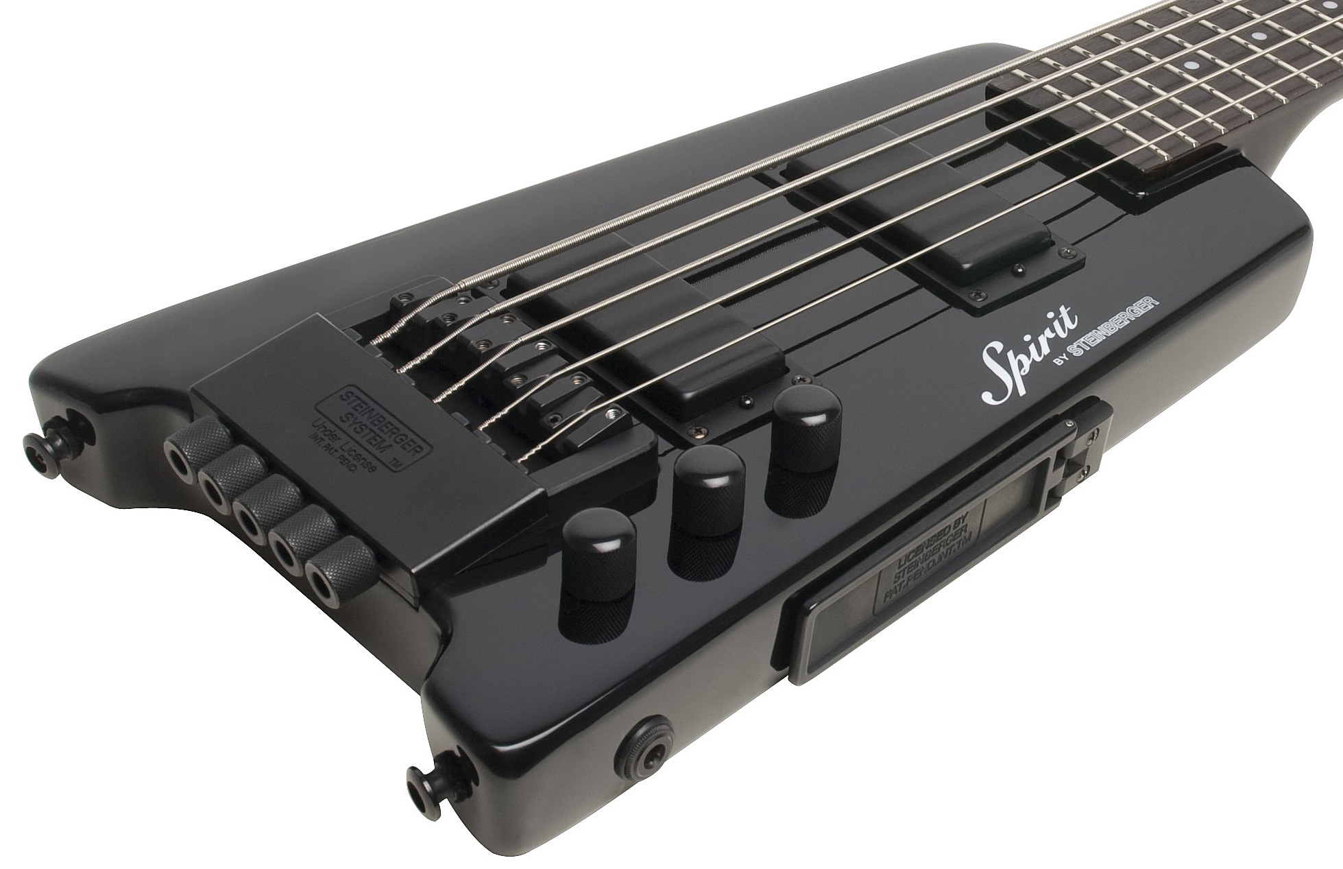 Steinberger Xt-25 Standard Bass Outfit 5c Rw +housse - Black - Basse Électrique Voyage - Variation 3