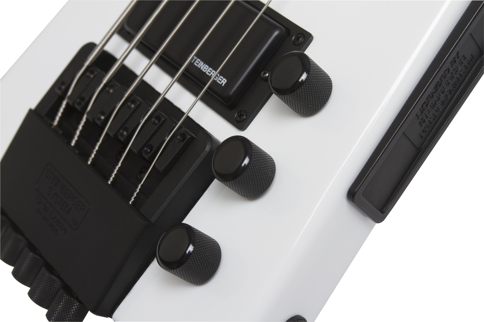 Steinberger Xt-25 Standard Bass Outfit 5c Rw +housse - White - Basse Électrique Solid Body - Variation 3