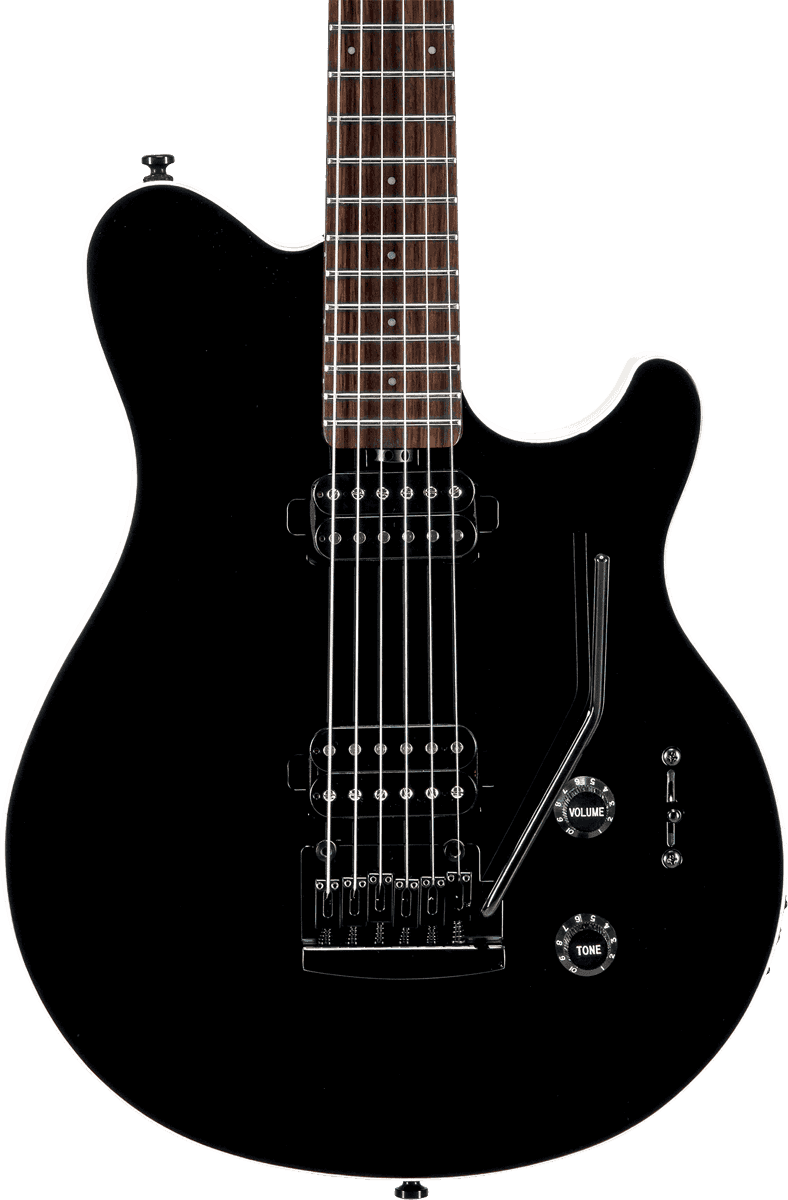 Sterling By Musicman Axis Ax3s Hh Trem Jat - Black - Guitare Électrique Single Cut - Variation 2