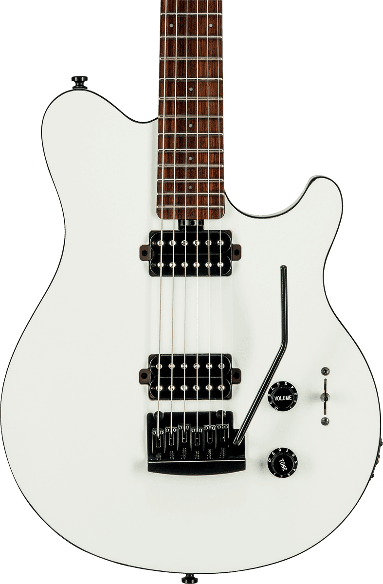 Sterling By Musicman Axis Ax3s Hh Trem Jat - White - Guitare Électrique Single Cut - Variation 1