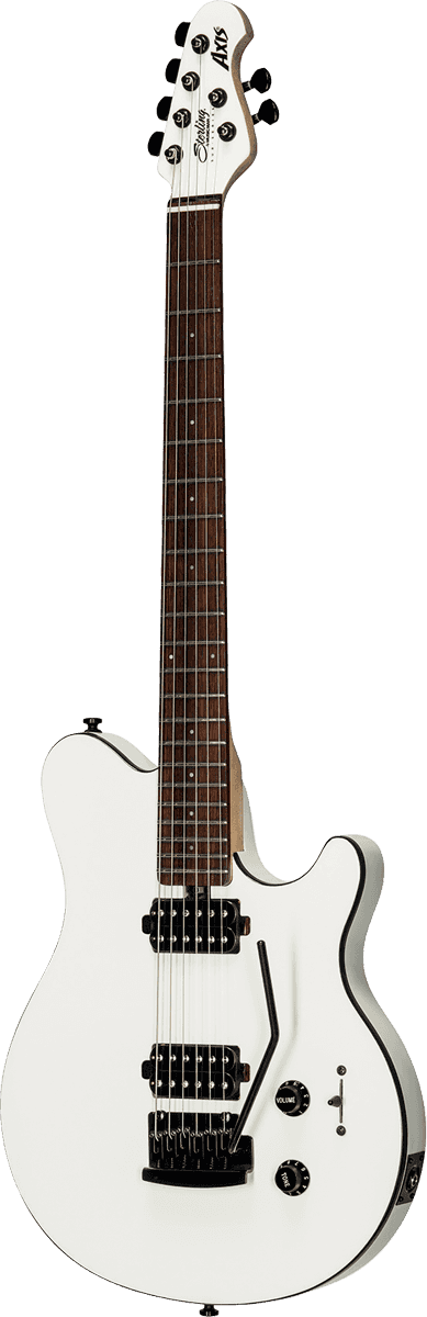 Sterling By Musicman Axis Ax3s Hh Trem Jat - White - Guitare Électrique Single Cut - Variation 2