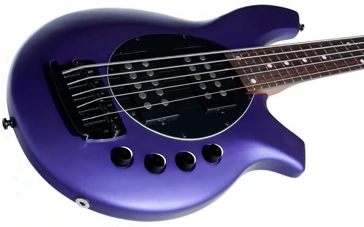 Sterling By Musicman Bongo 5c Active Rw - Firemist Purple Satin - Basse Électrique Solid Body - Variation 2