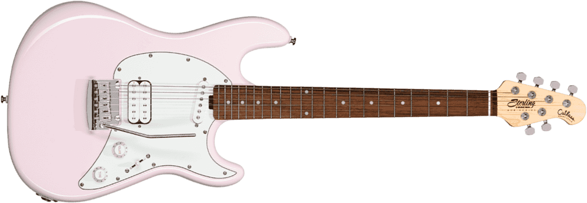Sterling By Musicman Cutlass Shortscale Ctss30hs Hs Trem Rw - Shell Pink - Guitare Électrique Forme Str - Main picture