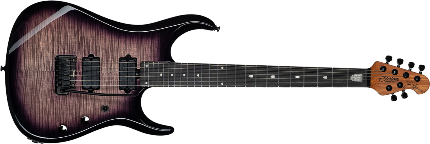 Sterling By Musicman John Petrucci Jp150dfm Dimarzio Signature 2h Trem Eb - Eminence Purple - Guitare Électrique Signature - Main picture