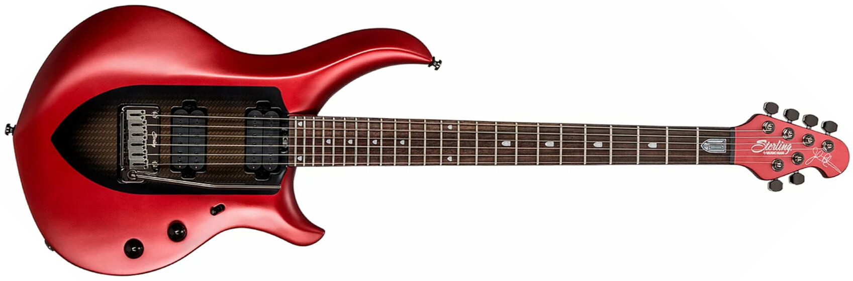 Sterling By Musicman John Petrucci Majesty Maj100 Signature Hh Trem Rw - Ice Crimson Red - Guitare Électrique Signature - Main picture