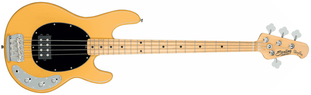 Sterling By Musicman Stingray Classic Ray24ca Active 1h Mn - Butterscotch - Basse Électrique Solid Body - Main picture
