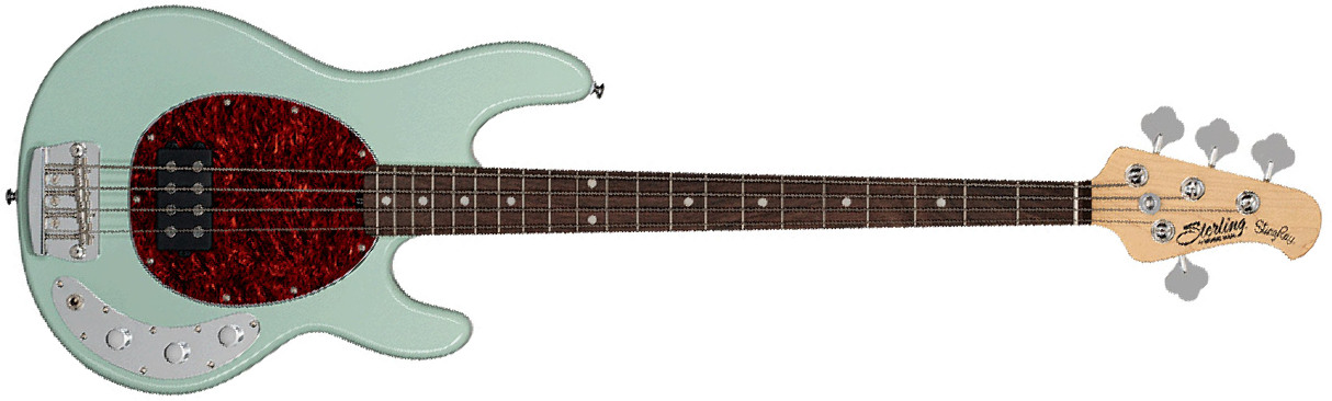 Sterling By Musicman Stingray Classic Ray24ca Active Rw - Mint Green - Basse Électrique Solid Body - Main picture