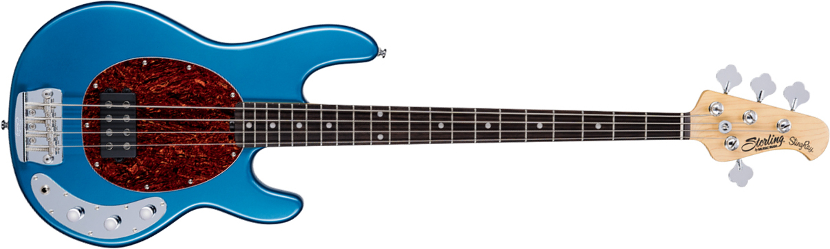 Sterling By Musicman Stingray Ray24ca Active Rw - Toluca Lake Blue - Basse Électrique Solid Body - Main picture