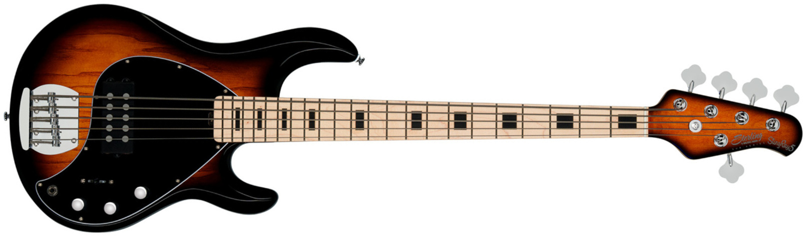 Sterling By Musicman Stingray4 5-cordes 1h Mn - Vintage Sunburst - Basse Électrique Solid Body - Main picture