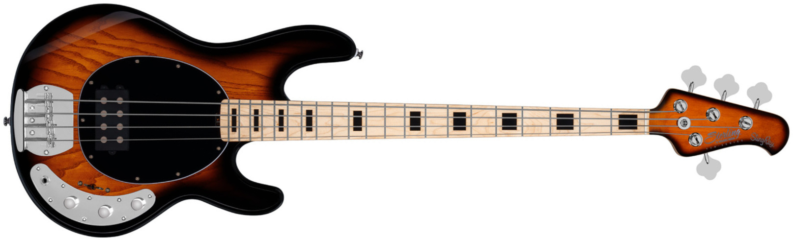 Sterling By Musicman Stingray4 Sub Series 1h Mn - Vintage Sunburst - Basse Électrique Solid Body - Main picture