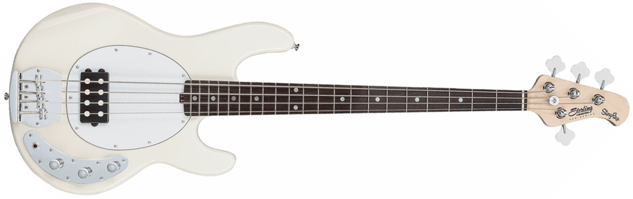 Sterling By Musicman Sub Ray4 Active Jat - Vintage Cream - Basse Électrique Solid Body - Main picture