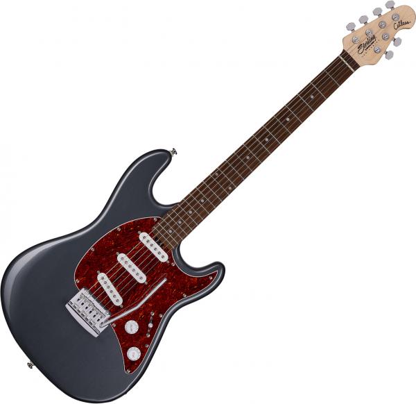 Guitare électrique solid body Sterling by musicman Cutlass CT30SSS (RW) - Charcoal frost