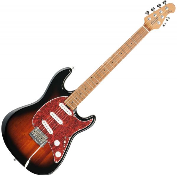 Guitare électrique solid body Sterling by musicman Cutlass CT50SSS (MN) - Vintage sunburst