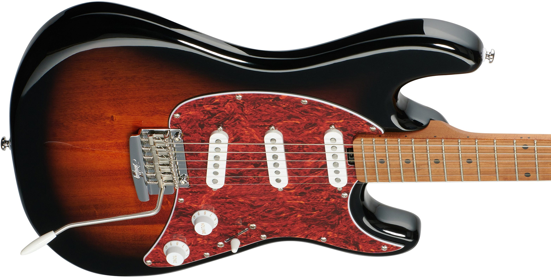 Sterling By Musicman Cutlass Ct50sss 3s Trem Mn - Vintage Sunburst - Guitare Électrique Forme Str - Variation 2