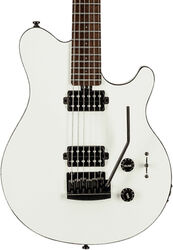 Guitare électrique single cut Sterling by musicman Axis AX3S - White