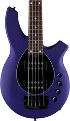 Basse électrique solid body Sterling by musicman Bongo 5-String - Firemist Purple Satin